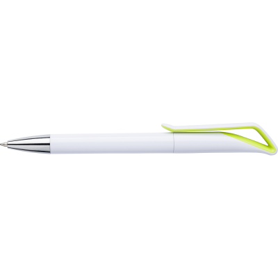 Picture of BALL PEN with Geometric Cap in Pale Green.