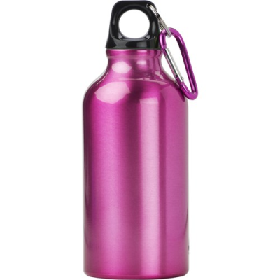 Picture of ALUMINIUM METAL WATER BOTTLE (400ML) in Pink