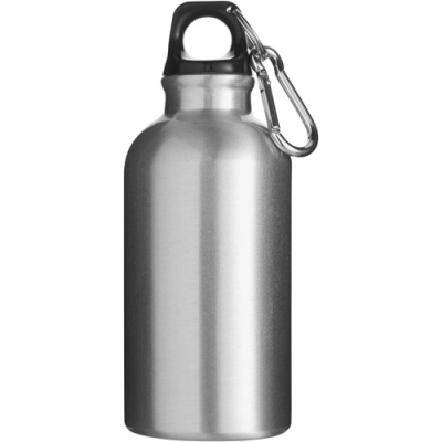 Picture of THE MARNEY - ALUMINIUM METAL BOTTLE with Carabiner (400Ml) in Silver