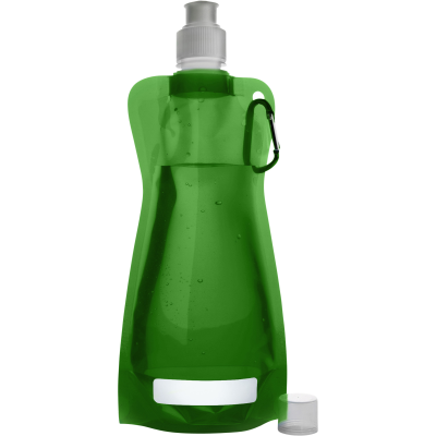 Picture of FOLDING WATER BOTTLE (420ML) in Green