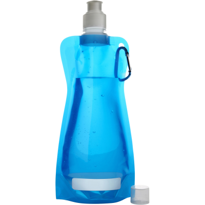 Picture of FOLDING WATER BOTTLE (420ML) in Light Blue