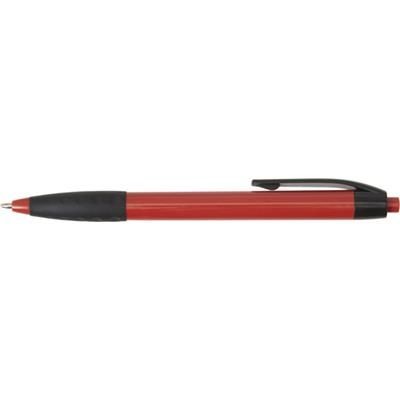 PLASTIC BALL PEN in Red.