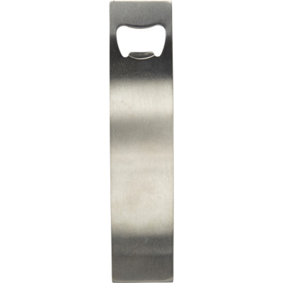 Picture of STEEL BOTTLE OPENER in Silver.