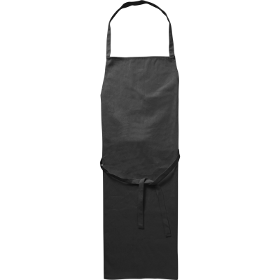 Picture of COTTON APRON in Black.