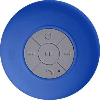 Picture of PLASTIC SPEAKER in Cobalt Blue.