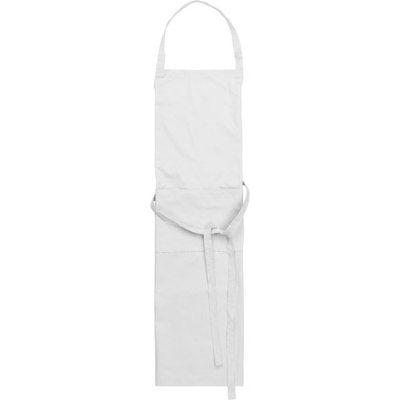 Picture of COTTON with Polyester Apron in White