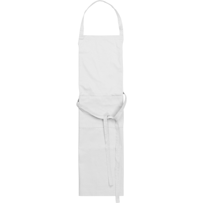 Picture of COTTON with Polyester Apron in White