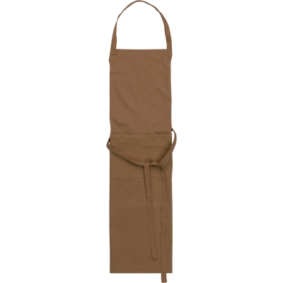 Picture of COTTON with Polyester Apron in Brown.