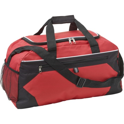 Picture of SPORTS & TRAVEL BAG in Red.