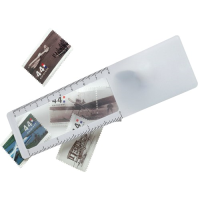 Picture of RULER with Magnifier in White