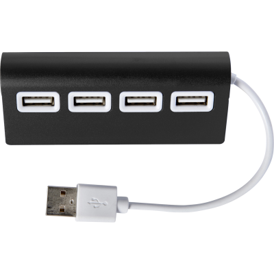 Picture of ALUMINIUM METAL USB HUB in Black