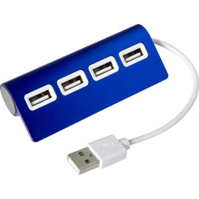 Picture of ALUMINIUM METAL USB HUB in Blue