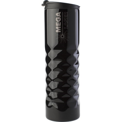 Picture of STEEL THERMOS MUG (460ML) in Black.