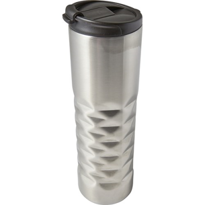 Picture of STEEL THERMOS MUG (460ML) in Silver.