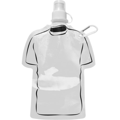Picture of FOLDING WATER BOTTLE (320ML) in White.