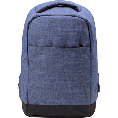 Picture of ANTI-THEFT BACKPACK RUCKSACK in Blue
