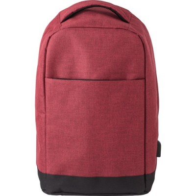 Picture of ANTI-THEFT BACKPACK RUCKSACK in Burgundy