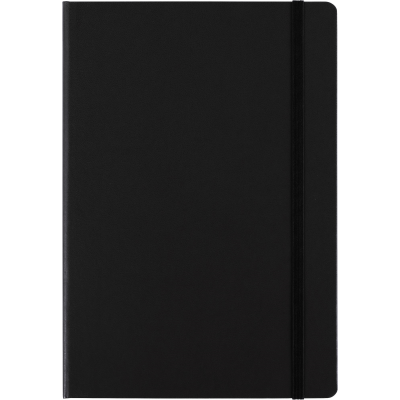 Picture of CARDBOARD CARD NOTE BOOK in Black