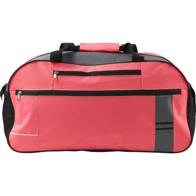 Picture of SPORTS & TRAVEL BAG in Red.