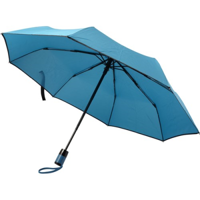 Picture of FOLDING STORM UMBRELLA in Light Blue.