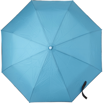 Picture of FOLDING STORM UMBRELLA in Light Blue.