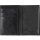 Picture of SPLIT LEATHER CREDIT CARD WALLET in Black
