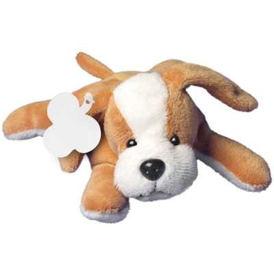 Picture of DOG SOFT TOY in Brown