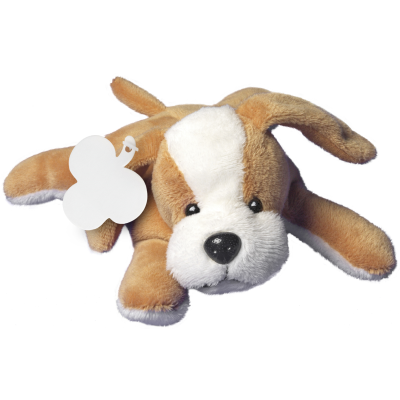 Picture of DOG SOFT TOY in Brown.