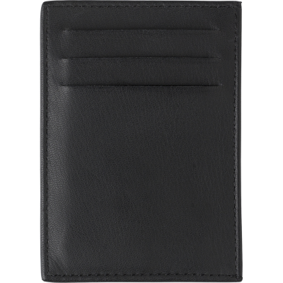 Picture of LEATHER RFID CREDIT CARD WALLET in Black