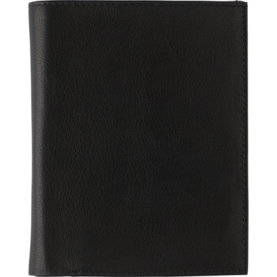 Picture of LEATHER RFID CREDIT CARD WALLET in Black.