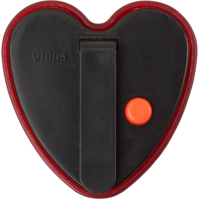 Picture of HEART SHAPE SAFETY LIGHT in Red