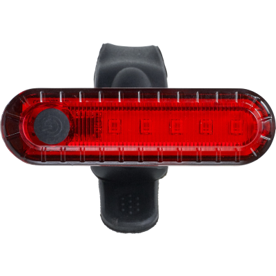 Picture of RECHARGEABLE BICYCLE LIGHT in Red.