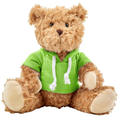 Picture of PLUSH TEDDY BEAR with Hooded Hoody in Green