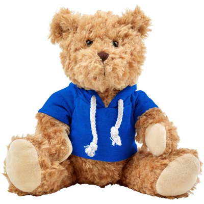 Picture of PLUSH TEDDY BEAR with Hooded Hoody in Blue