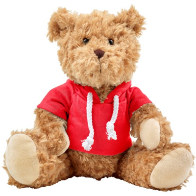 Picture of PLUSH TEDDY BEAR with Hooded Hoody in Red