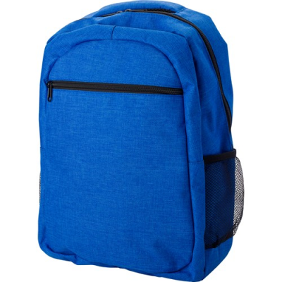 Picture of POLYESTER BACKPACK RUCKSACK in Blue