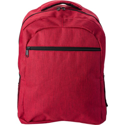 Picture of POLYESTER BACKPACK RUCKSACK in Red