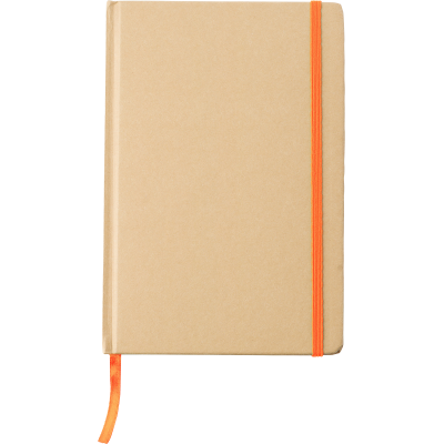 Picture of THE ASSINGTON - RECYCLED PAPER NOTE BOOK in Orange