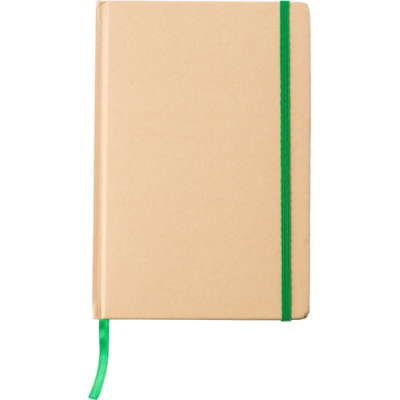 Picture of THE ASSINGTON - RECYCLED PAPER NOTE BOOK  in Lime.