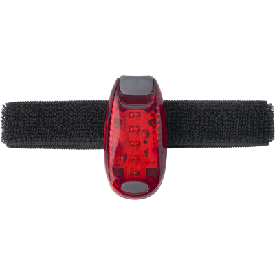 Picture of SAFETY LIGHT with Clip in Red.