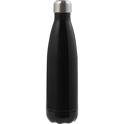 Picture of THE TROPEANO - STAINLESS STEEL METAL DOUBLE WALLED BOTTLE (500ML) in Black