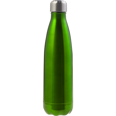 Picture of THE TROPEANO - STAINLESS STEEL METAL DOUBLE WALLED BOTTLE (500ML) in Green