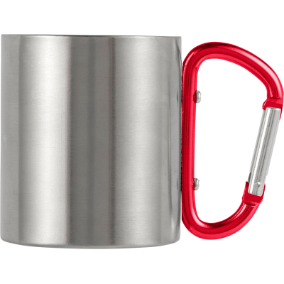 Picture of TRAVEL MUG (200 ML) in Red.