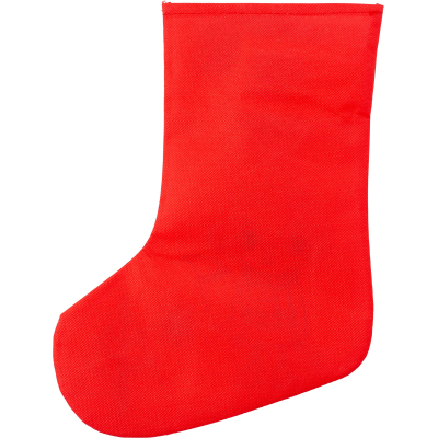 Picture of CHRISTMAS STOCKING in Red & White