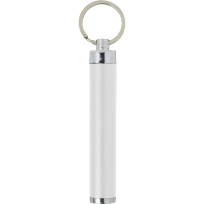 Picture of LED TORCH with Keyring in White.