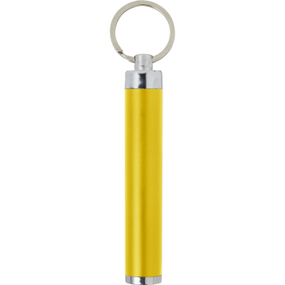 Picture of LED TORCH with Keyring in Yellow.