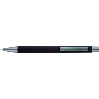 Picture of BALL PEN with Rubber Finish in Black.