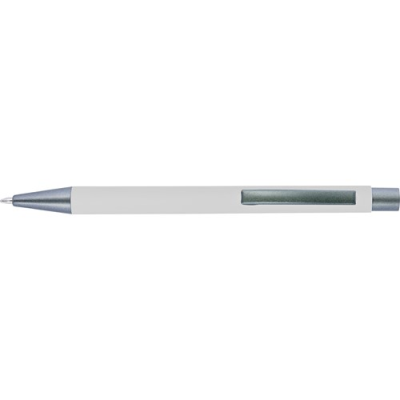 Picture of BALL PEN with Rubber Finish in White