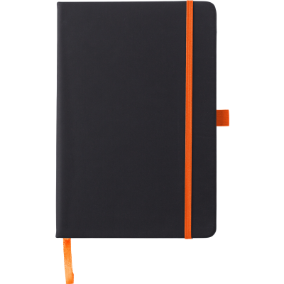 Picture of NOTE BOOK (APPROX A5) in Orange.