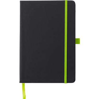 Picture of NOTE BOOK (APPROX A5) in Lime.